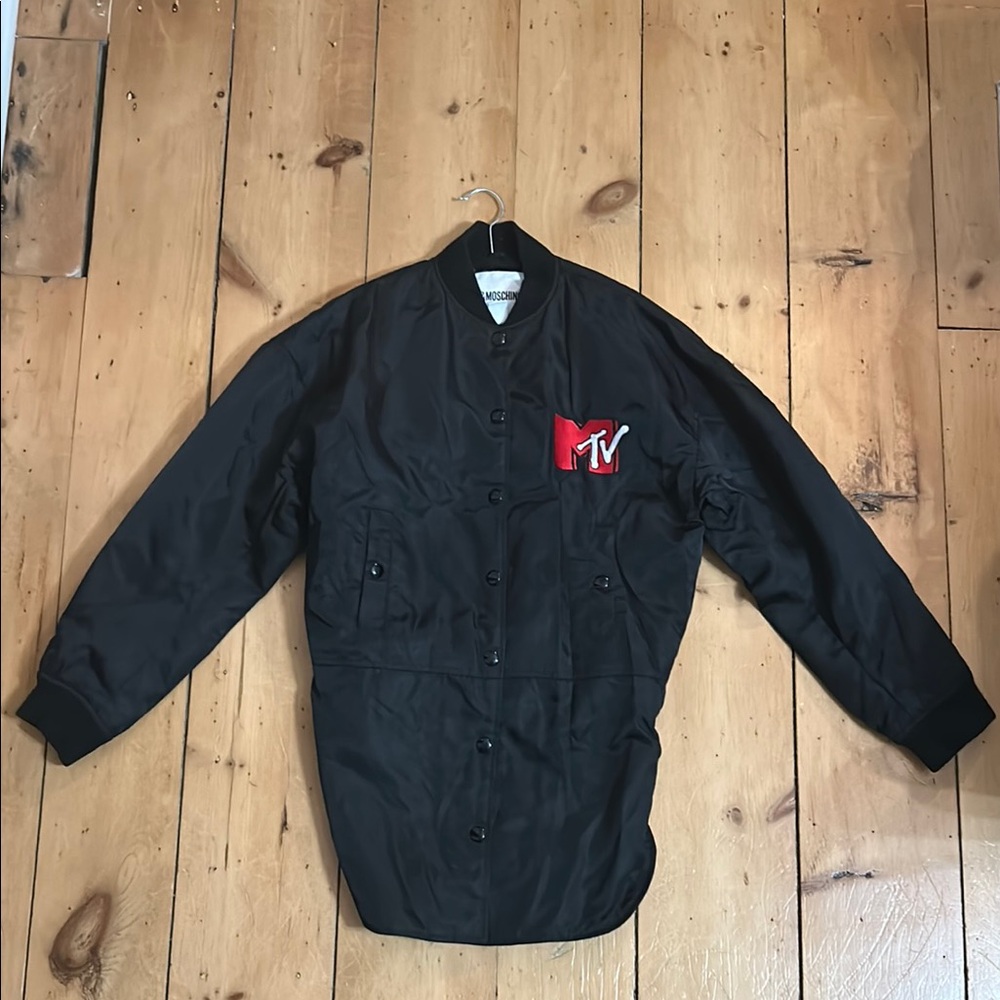 H&M Moschino Black Bomber Jacket